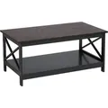 Produktbild: Beliani - Couchtisch Schwarz 55 X 100 Cm Mdf Tischplatte Matt Rechteckig Klassisch