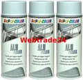 Produktbild: 3x400ml Alu Primer Grundirung für Aluminium Lackspray Haftgrund Untergrund Grau
