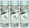 Produktbild: 3x400ml Alu Primer Haftgrund Lackspray Grundirung für Aluminium Untergrund Grau