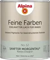 Produktbild: Alpina Feine Farben Lack No. 12 Sanfter Morgentau - graugrün 750 ml  Buntlacke