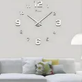 Produktbild: 3D Wandtattoos Wanduhr DIY Wanduhren Dekoration Uhren für Büro Wohnzimmer Sch...