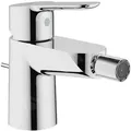 Produktbild: GROHE Bidet-Armatur BauEdge 23331000, verchromt, mit Ablaufgarnitur und Zugstange, aus Messing