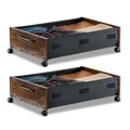 Produktbild: VEVOR Unterbettkommode Unterbettbehälter 65x46x18cm 2 Stk. Aufbewahrungsbox