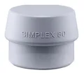 Produktbild: Gummihammer HALDER SIMPLEX Ersatzeinsatz TPE-mid grau 80mm