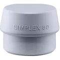 Produktbild: HALDER SIMPLEX Ersatzeinsatz TPE-mid grau 80mm Schlageinsatz Schonhammer NEU