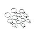 Produktbild: CON:P Schlauchschellen-Set 12-teilig - Verschiedene Spannweiten 12 - 20 mm, 16 - 25 mm, 20 - 32 mm & 25 - 40 mm - Aus rostfreiem Stahl / Schlauchklemme / Schlauchbefestigung / SA166