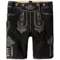 Produktbild: Stockerpoint Trachtenlederhose Beppo4 Herren (1-tlg) Trachtenlederhose, Trachtenhose, Bayerische Lederhose, Oktoberfest schwarz 56