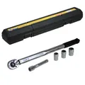 Produktbild: Drehmoment Schlüssel Ratsche 1/2 Zoll 40-210Nm + Verlängerung + Nüsse 17+19+21mm