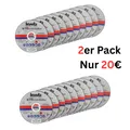 Produktbild: 2er Pack kwb  712021 Trennscheiben-Set 115 mm 20St. Metall