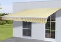 Produktbild: Alu-Markise H790, Gelenkarmmarkise Sonnenschutz 4x3m Acryl Gelb/Weiß