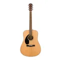 Produktbild: Fender CD-60S Dreadnought Acoustic Guitar, Left Handed, Walnut Fingerboard, Natural, Comes with Free Virtual Lessons