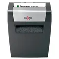Produktbild: Rexel Momentum X406 Aktenvernichter mit Partikelschnitt P-4, 4 x 28 mm, bis 6 Blatt, schwarz