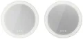 Produktbild: Duravit Happy D.2 Plus Spiegelset (2 Stück) rund mit Beleuchtung, Icon-Version,