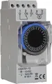 Produktbild: Analoge 12V DC Zeitschaltuhr Hutschiene mit Gangreserve 1 Kanal 12 V