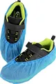 Produktbild: MediInn CPEEinmalüberschuhe blau, 1 x 100 Stück – Schuhüberzieher Einweg, rut...