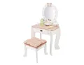 Produktbild: Lupilu Spiel Schminktisch Frisiertisch Holz 9 teilig weiß rosa ab 3 Jahren