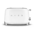 Produktbild: SMEG TSF01WHMEU 2-Schlitz-Toaster Kompakt 50's Retro Style, Weiß Matt