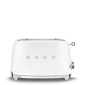 Produktbild: SMEG TSF01WHMEU - 2-Schlitz-Toaster, Kompakt mit 5 Jahre Garantie, Designlinie 50's Style, Weiss Matt, BxTxH: ca. 33x20x20 cm