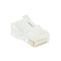 Produktbild: InLine - Modularstecker - 10P10C RJ-45 -zum Crimpen (Westernstecker) auf Flachkabel -10-er Pack (73011)