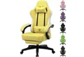 Produktbild: GTPLAYER Gaming-Stuhl Ergonomischer Gaming Sessel Schreibtischstuhl Kunstleder, Federsitzkissen, Verbindungsarmlehnen und Fußstütze 150KG