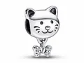 Produktbild: Pandora - Katze & Schleife Charm - 792255C01 - Sterling Silber + Zirkonia - Klar