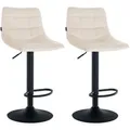 Produktbild: CLP Barhocker, Creme, Textil, 43x87x46.5 cm, Esszimmer, Barmöbel, Barhocker