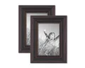 Produktbild: PHOTOLINI Bilderrahmen 2er Set im Shabby-Chic Landhaus-Stil Massivholz