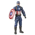 Produktbild: Marvel Avengers Titan Hero Serie Captain America, 30 cm große Action-Figur, Spielzeug für Kinder ab 4 Jahren