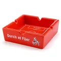 Produktbild: 1. FC Köln Aschenbecher Ascher „Durch et Füer” 10,5 x 10,5 x 3,5 cm