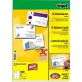Produktbild: Sigel Visitenkarten 3C Ink/Laser/Copy 250g/qm hochweiß VE=400 Stück