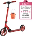 Produktbild: HUDORA Scooter Up 200, red inklusive Kabelschloss (Bundle)