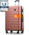 Produktbild: Travely Koffer Polycarbonat Koffer XL 77cm - Reisekoffer, Hartschalenkoffer, Trolley, 4 Rollen