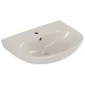 Produktbild: Villeroy und Boch O.novo Waschtisch 4A4060R3 60x46cm, oval, Hahnloch mit Überlauf, pergamon C-plus