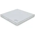 Produktbild: Hitachi-LG Externer DVD Brenner: Slim Design, USB 2.0, Plug & Play, weiß