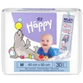 Produktbild: bella baby Happy Wickelunterlagen 40x60 cm ideal für unterwegs (2x30 Stück) 40x6