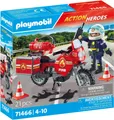 Produktbild: Playmobil® PLAYMOBIL ® 71466 Feuerwehrmotorrad am Unfallor Spielbausteine