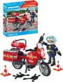Produktbild: PLAYMOBIL Action Heroes 71466 Feuerwehrmotorrad am Unfallort, rasante Fahrt
