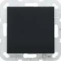 Produktbild: Gira 0268005 Blindabdeckung mit Tragring, System 55, schwarz matt
