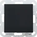 Produktbild: Gira 0268005 Blindabdeckung mit Tragring, System 55, schwarz matt