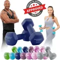 Produktbild: Miweba Sports Profi Neopren Hantel NKH100 | Hantelset - Kurzhanteln - Hexagon - Home Workout - Krafttraining - Anti Rutsch (Königsblau 2x 3,0 Kg) - Blau