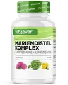 Produktbild: Mariendistel Artischocken Löwenzahn Komplex - 365 Kapseln (6 Monatsvorrat) - Hochdosiert 80% Silymarin & 2,5% Cynarin - Laborgeprüft - Vegan
