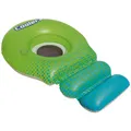 Produktbild: DeubaXXL DE Bestway Schwimmliege Grün-Blau mit Netz 193425