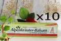 Produktbild: 10x200ml Alpenkräuter-Balsam Weinlaub Rosskastanie Gel  Massage Körper Creme