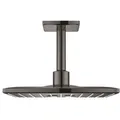 Produktbild: Grohe Rainshower Kopfbrauseset 26481A00 hard graphite, Deckenauslass 142mm, 2 Strahlarten