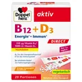 Produktbild: Queisser Pharma GmbH & Co. KG DOPPELHERZ B12+D3 DIRECT Pellets 20 St 18302285