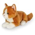 Produktbild: Katze liegend rot Teddy Hermann Plüschtier Stofftier Kuscheltier Plüsch