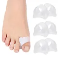 Produktbild: Misorita Zehenspreizer zum Korrigieren Ihrer Zehen 12 Stück, Großzehenabstandshalter Zehentrenner für überlappende Zehen Hallux Valgus Hammer zehenents, Toe Spacer Bunion Corrector