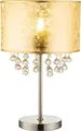 Produktbild: Kristalllampe, Blattgold, Nickel matt, 1x E27
