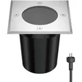 Produktbild: ledscom.de Bodeneinbauleuchte REJA für außen, IP67, edelstahl, eckig, 11 x 11cm, 1x GU5.3 max. 15W