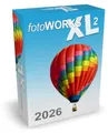 Produktbild: Fotoworks XL 2 (2026er Version) Bildbearbeitungsprogramm zur Bildbearbeitung in Deutsch - umfangreiche Funktionen, sehr einfach zu bedienen, kinderleicht Fotos bearbeiten im Fotobearbeitungsprogramm